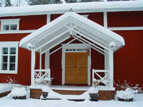 Stora huset i vinterskrud