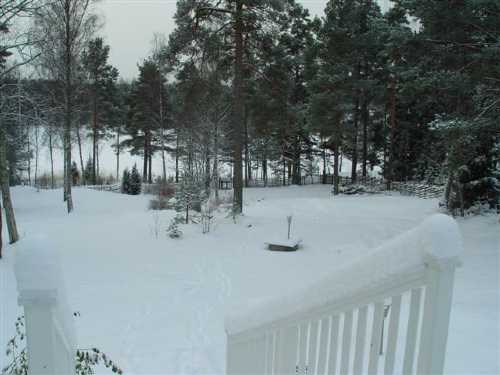 Vinter med utsikt mot havet