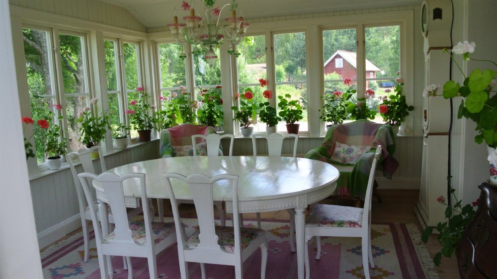 Verandan härliga matplats