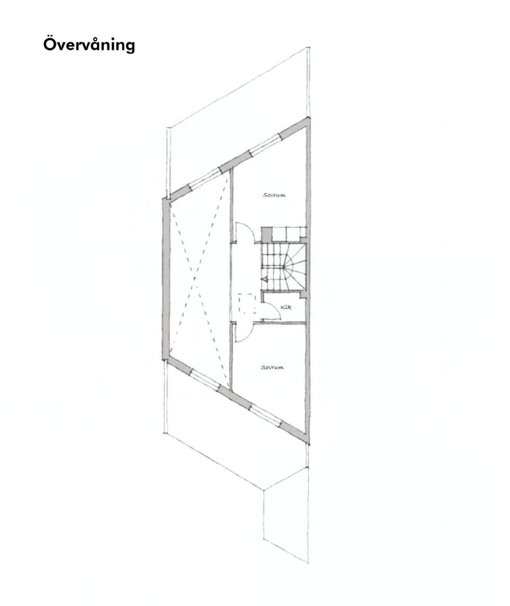 Planritning övervåning