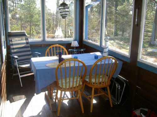 glasveranda med matplats/ dining veranda