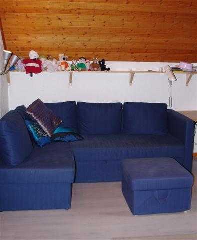 Bäddsoffa övervåningen/ Bed sofa upper floor