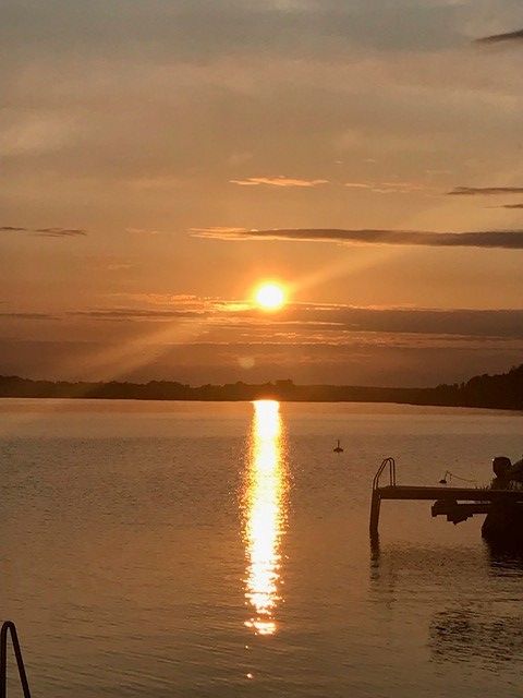 Solnedgång vid bryggan/ Sunset from the jetty