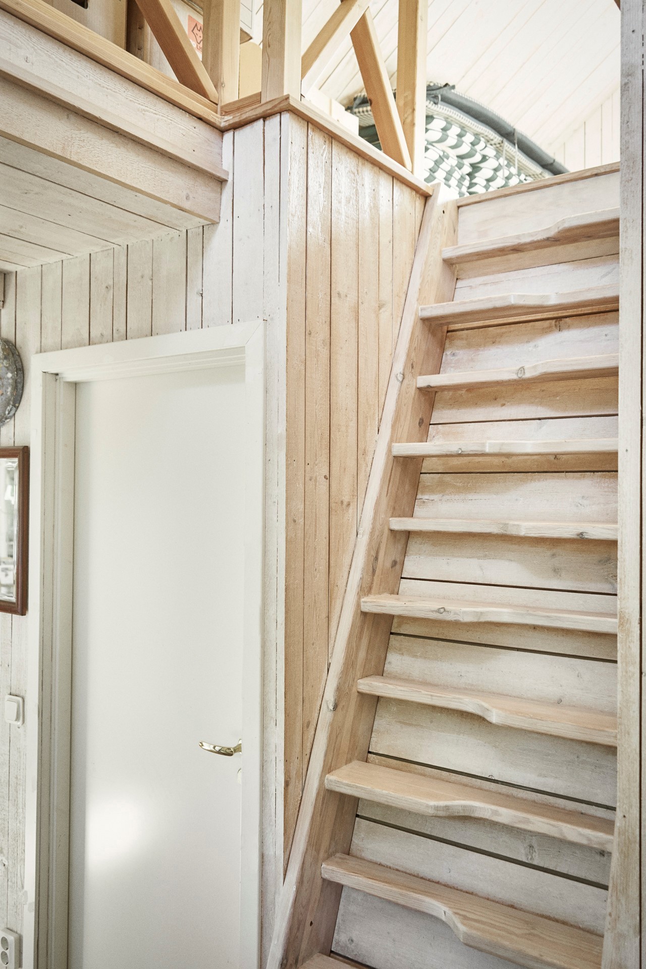 Trappa till sovloft/ Stairs to sleeping loft