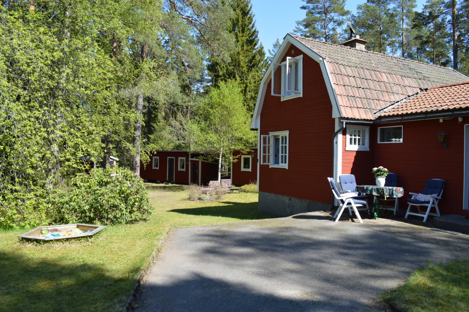 Stora huset+gäststugan/ Main house+ guest house