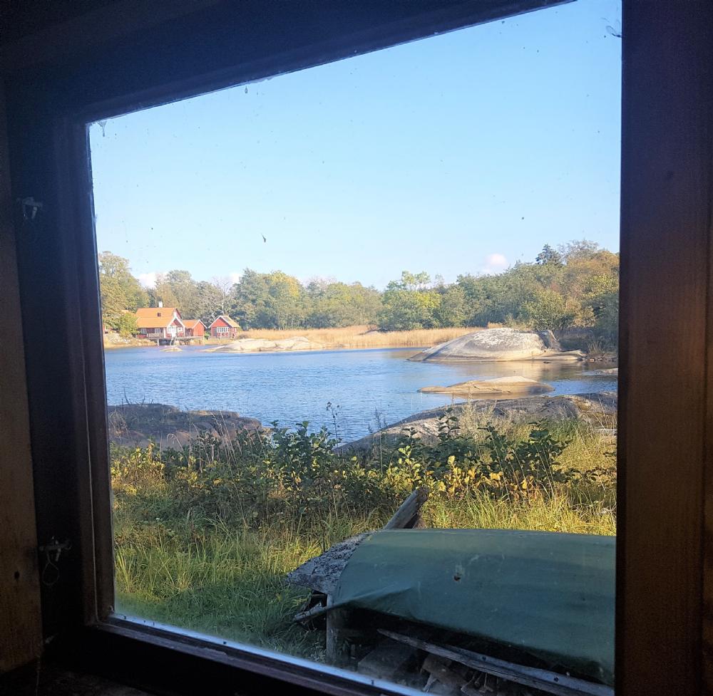 Utsikt från duschrummet / View from the shower room
