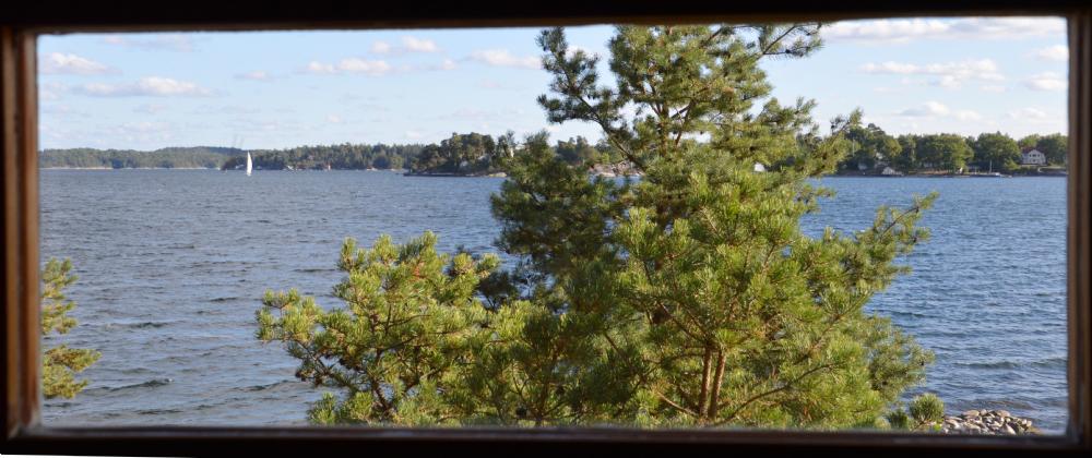 Bastuvy/ View from the sauna 
