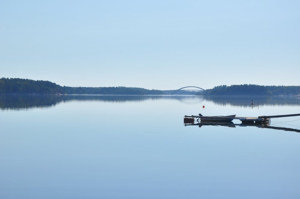 Vy mot Djuröbron/ View Djuröbron (bridge to Djurö)