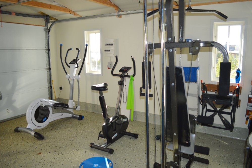 Gym i garaget/ Gym in garage