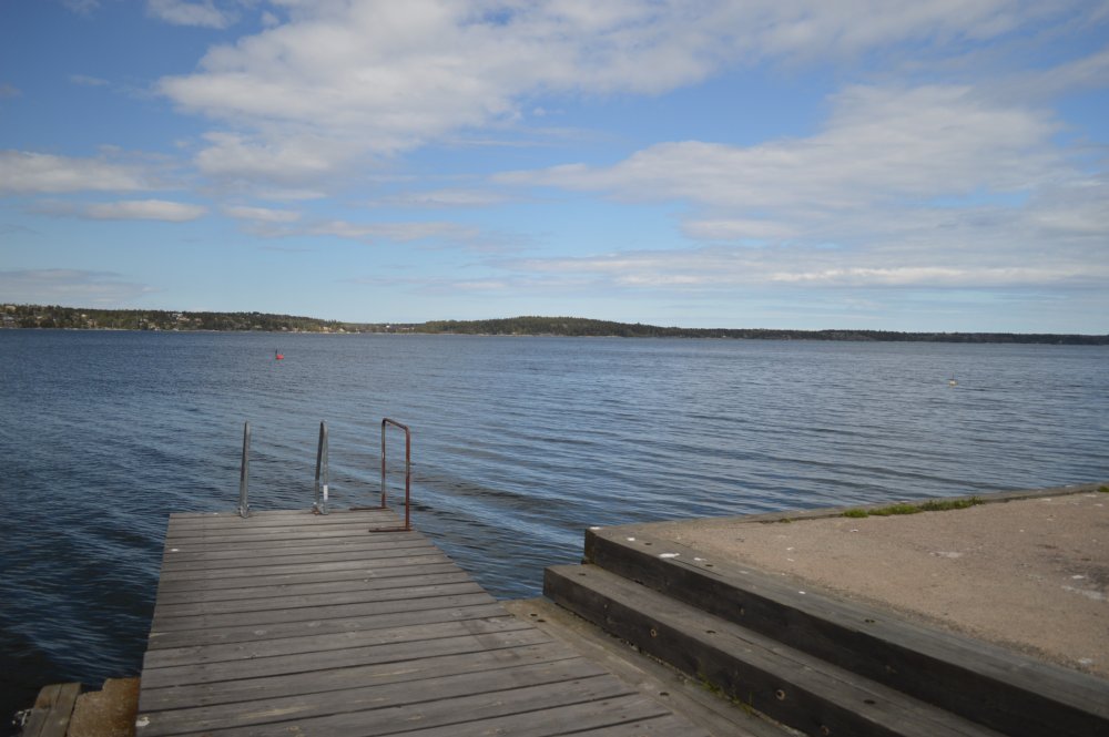 gemensam badbrygga/ shared jetty 