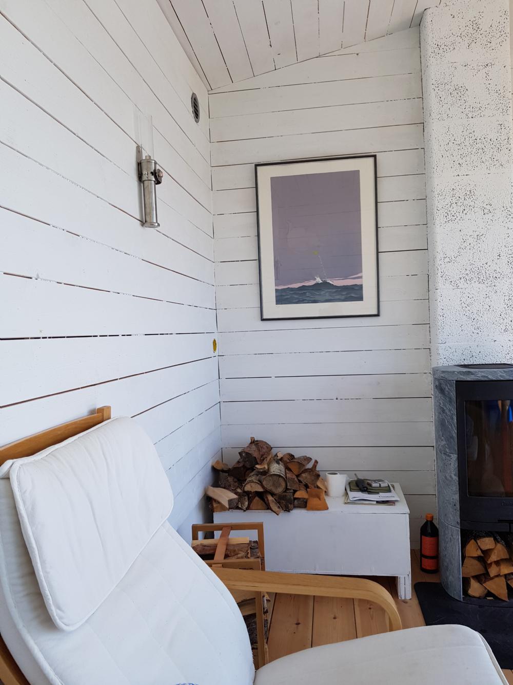Bastuhus med relax/ Sauna house and relax room