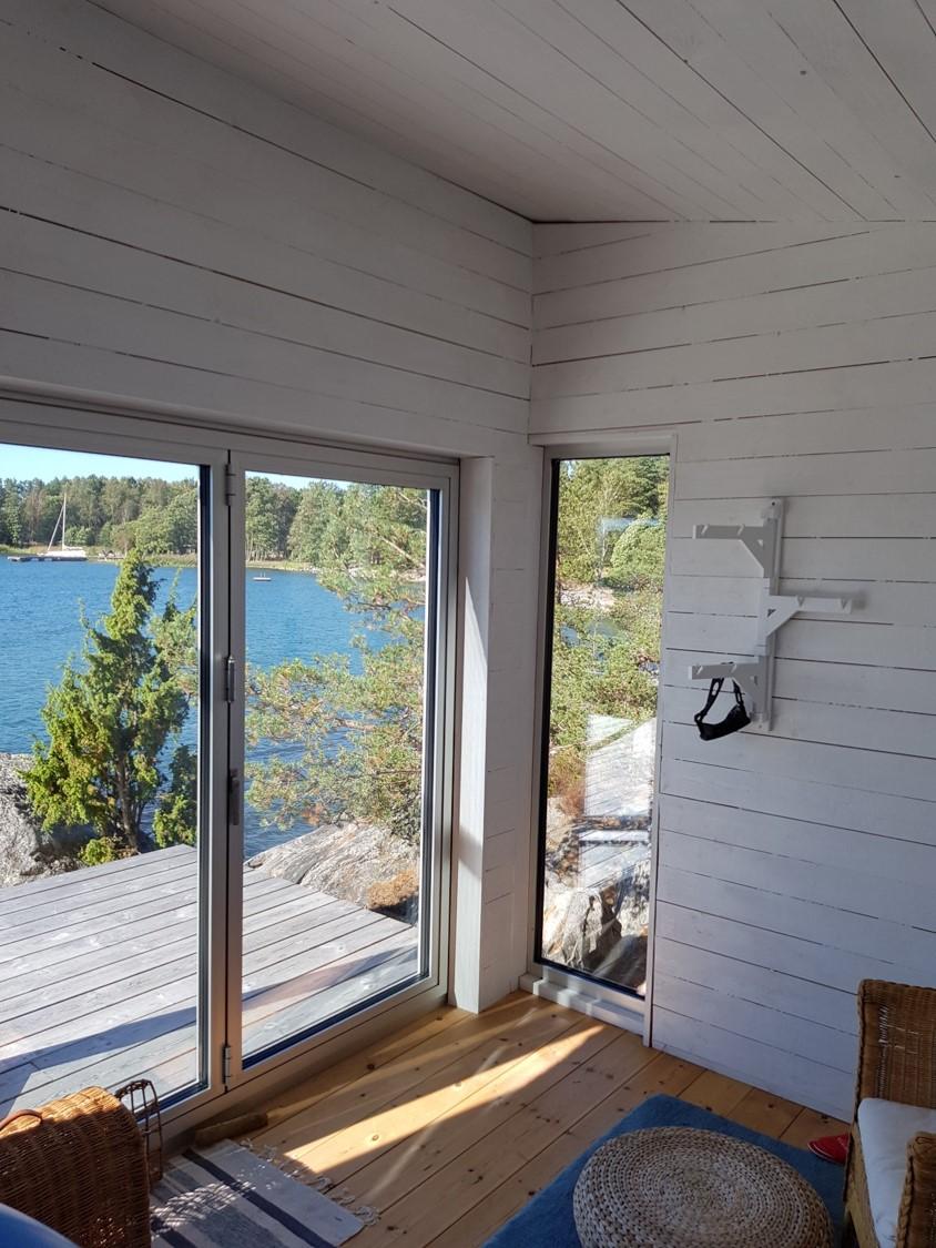 Bastuhus med relax/ Sauna house and relax room