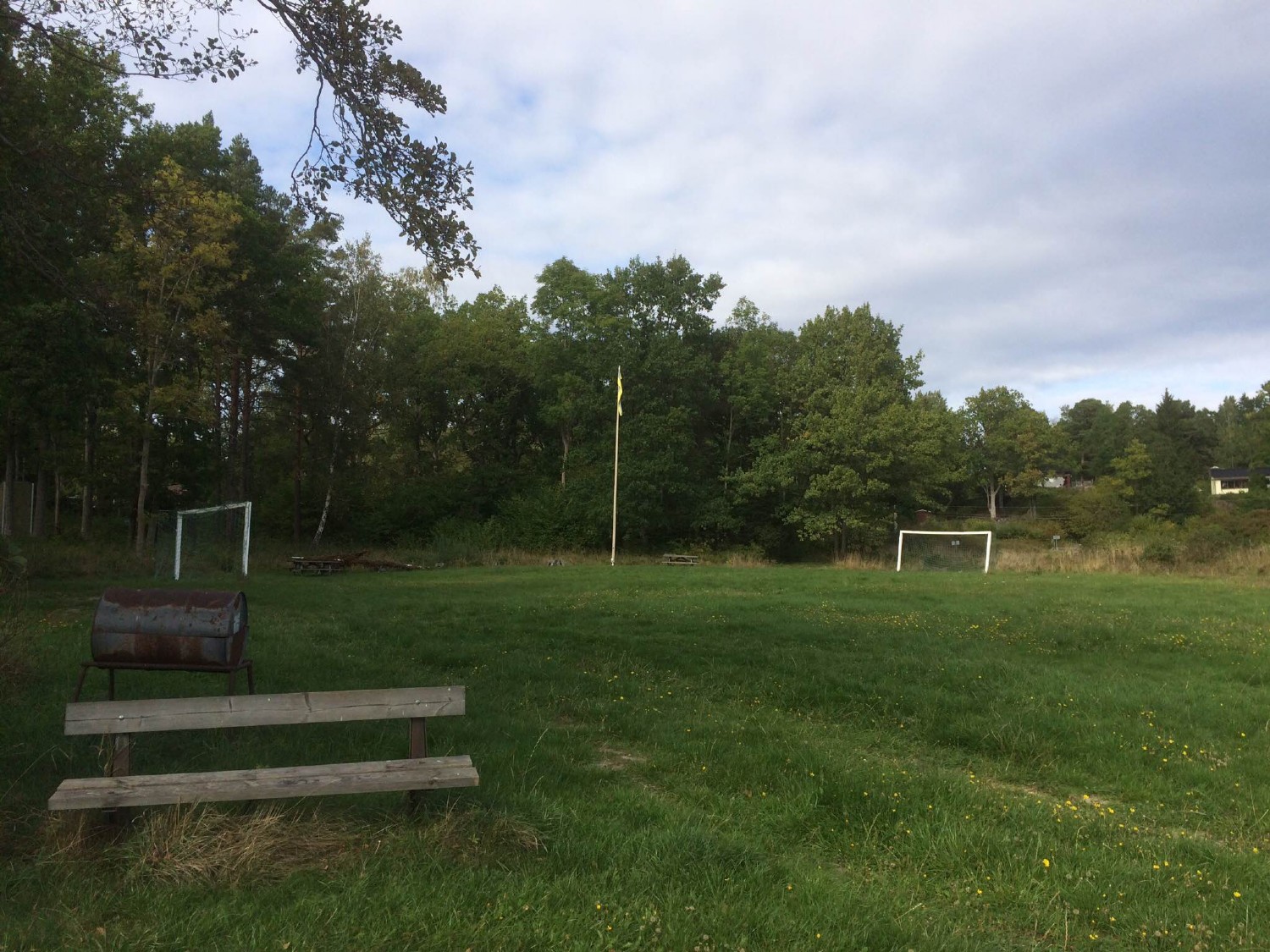 Fotbollsplan vid Ladviken/ Football ground 