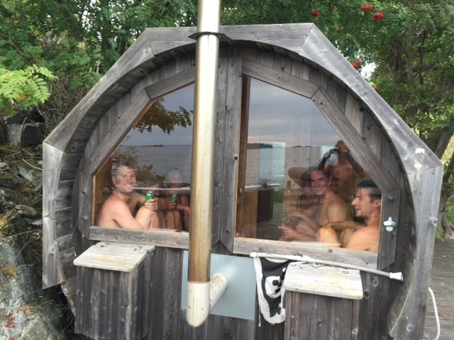 Bastutunnan vid stranden/ Sauna by the beach 