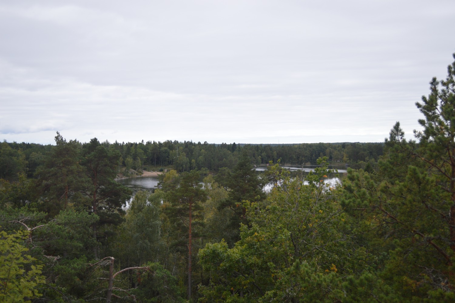  Vy ver den andra sjn/ View over thr other lake 