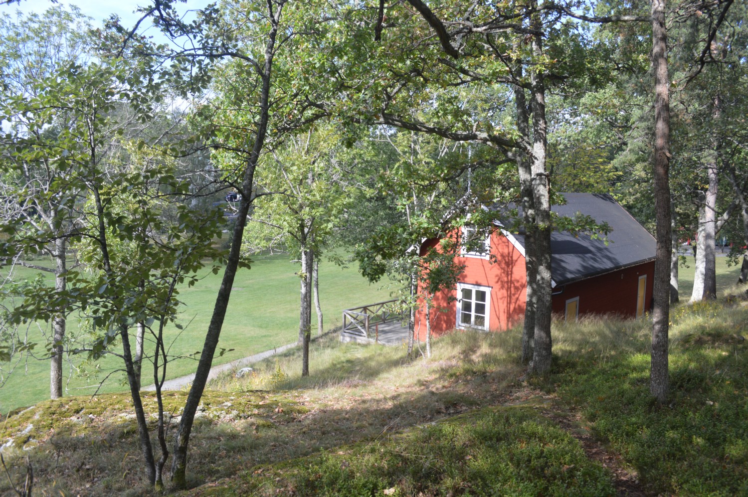 Huset ovanifrn/ House from above 