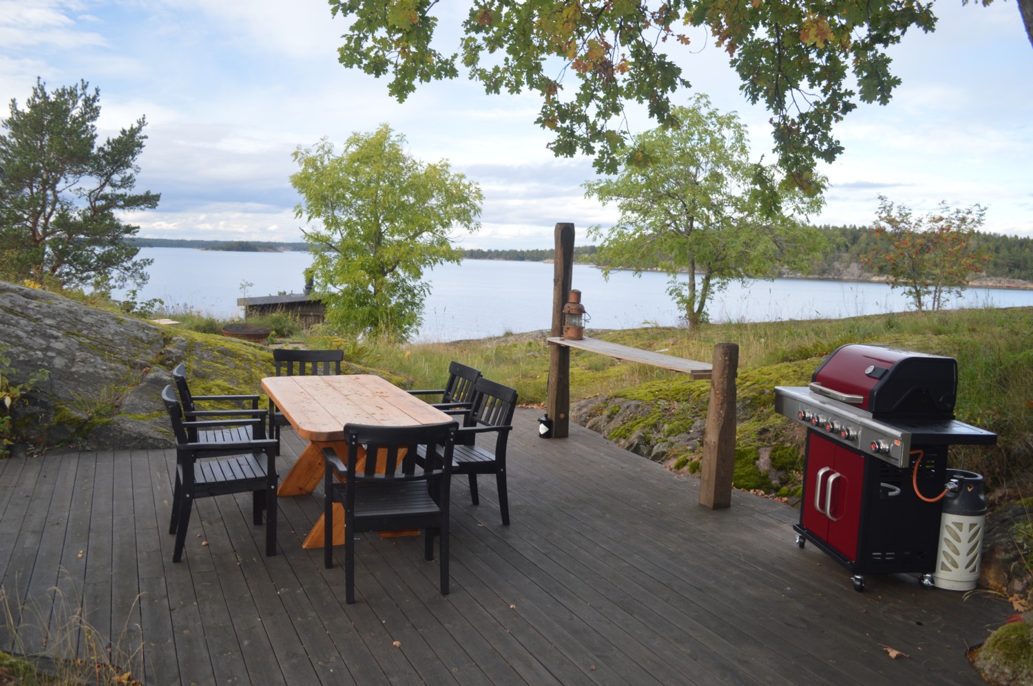 Grill altan under eken/ BBQ Terrace under the oak 