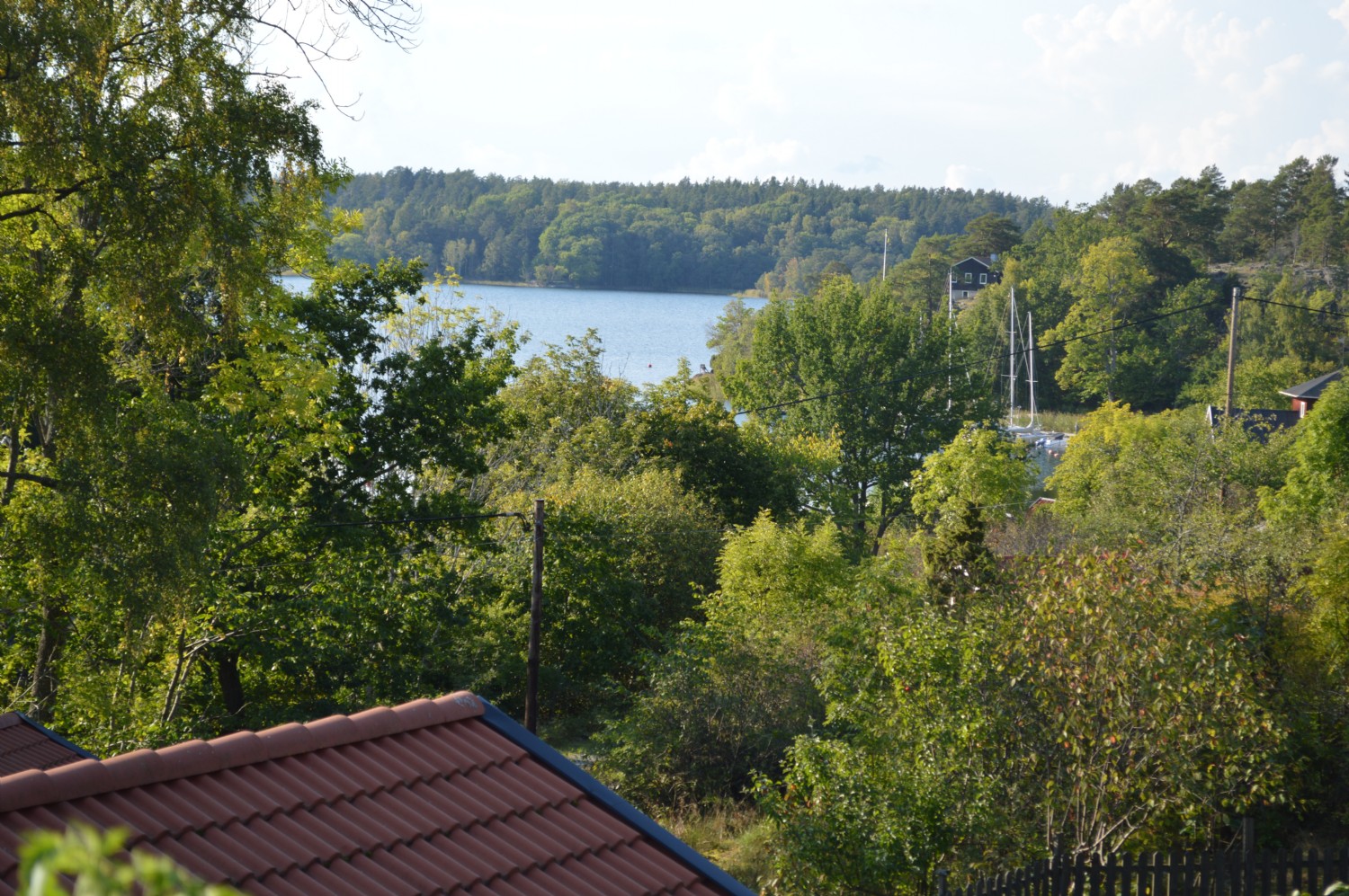 Vy frn altanen/ View from the terrace 