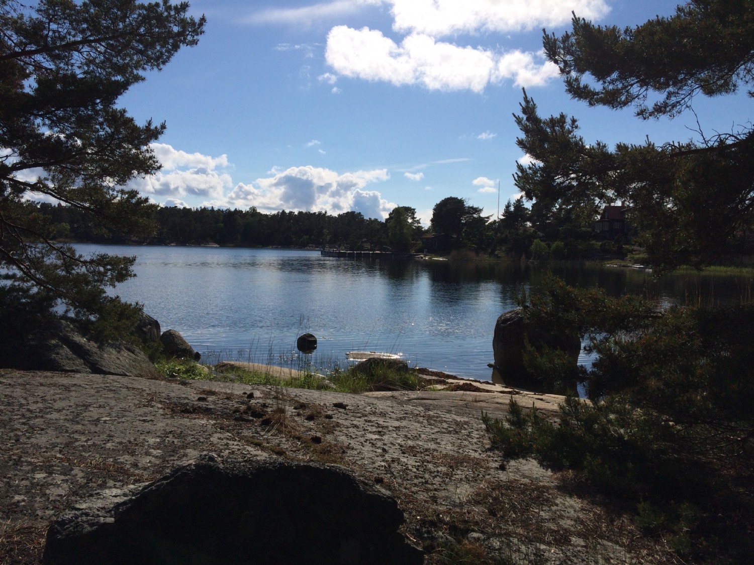 Vy i västerläge/ View facing west