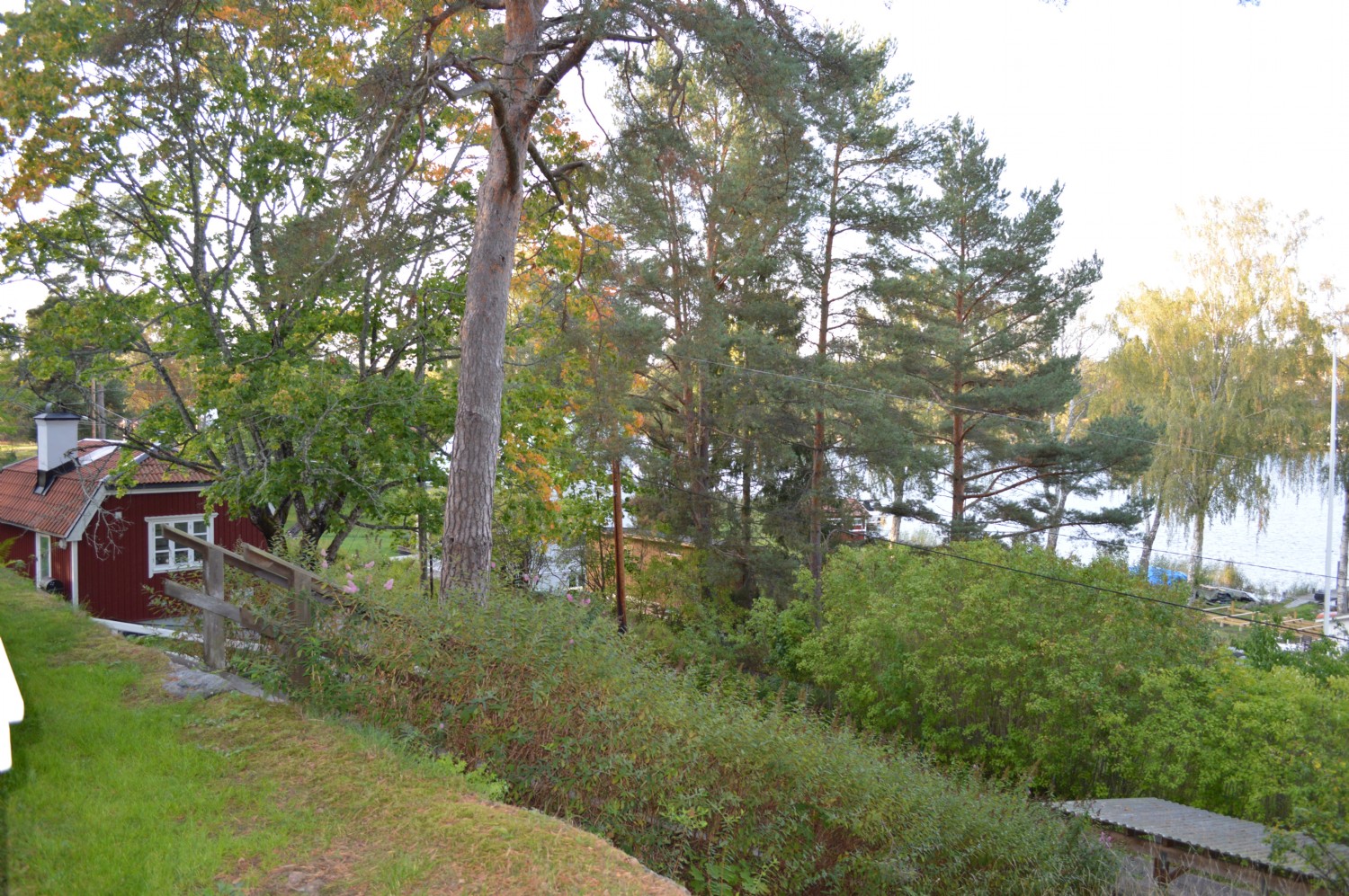 Vy mot havet från huset/ Sea view from the house