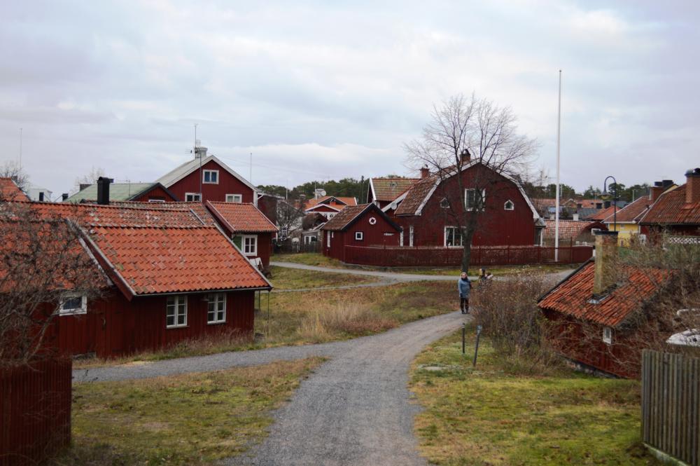 Byn vid huset/ The village near the hous 