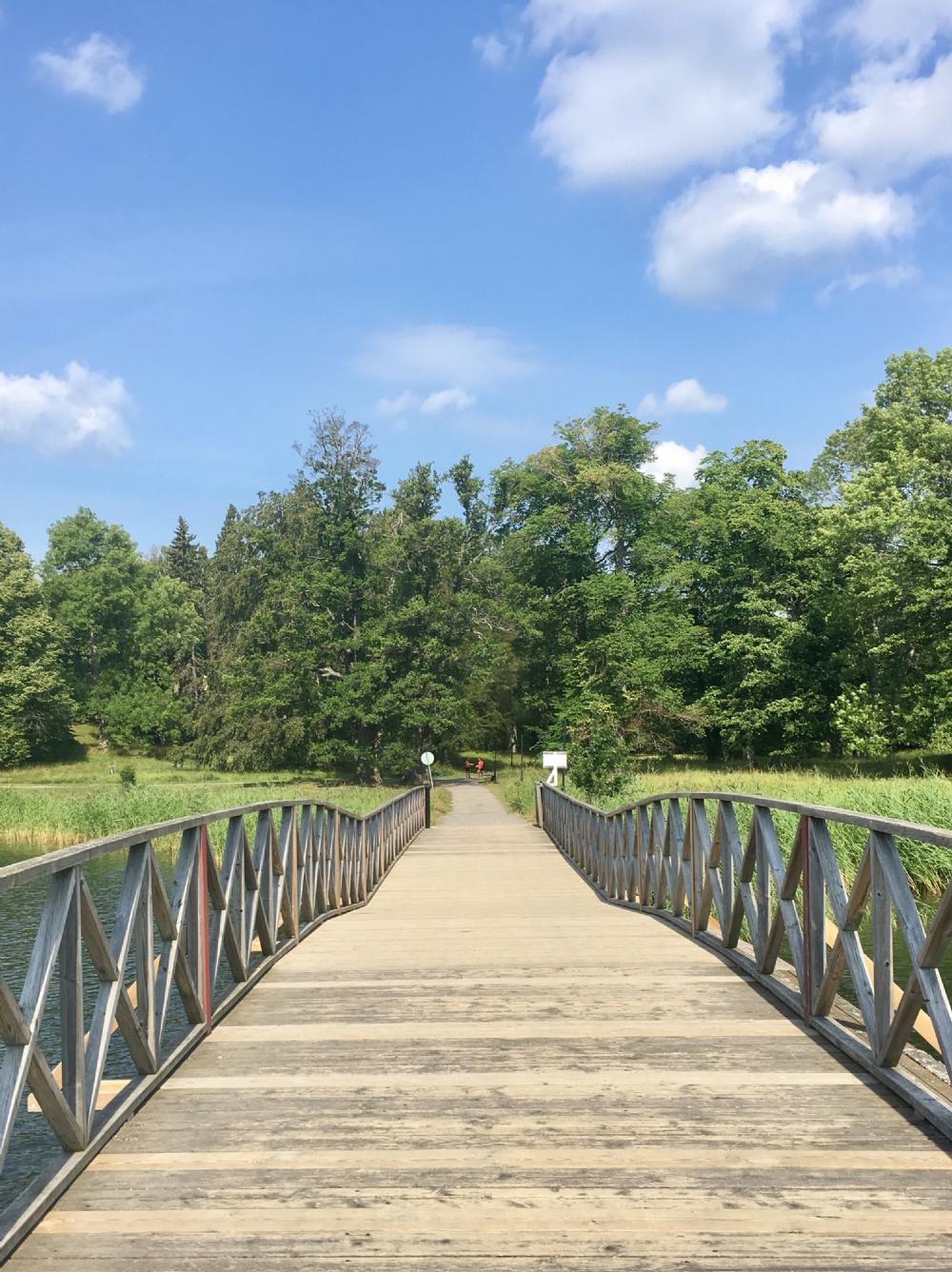 Slottsparken bron till Notholmen 