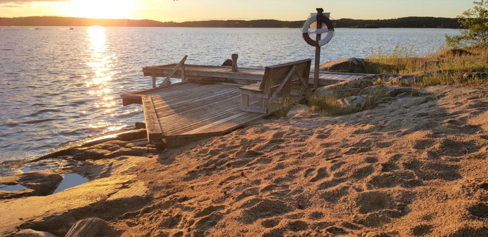 Omrdets badplats/ Area beach 