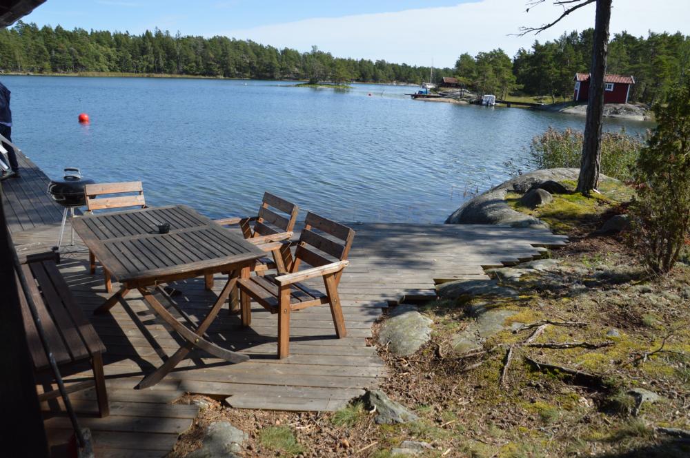 Sjöstugan altan/ Beach house terrace