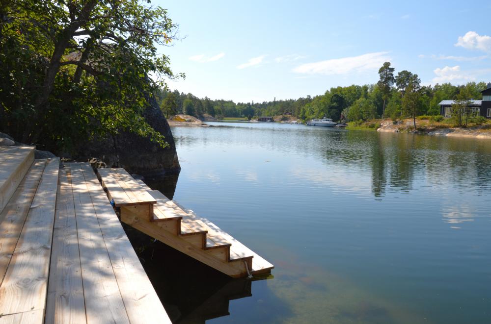 Badstege/ Private swimming area 