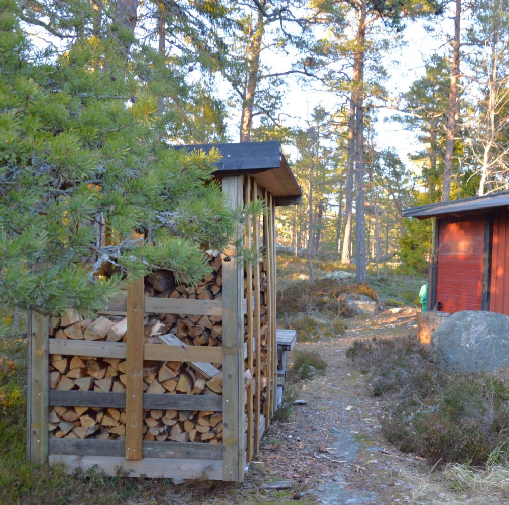 Stugan till hger ingr ej, (frrd)/The cottage to the right is not included (storage 